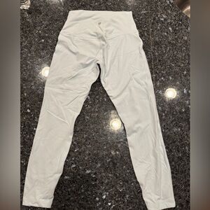 High rise align lululemon 25” leggings power blue